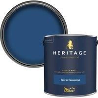 Dulux Heritage Matt Emulsion Paint  Deep Ultramarine  2.5L