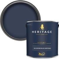 Dulux Heritage Matt Emulsion Paint DH Oxford Blue  2.5L