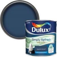 Dulux Simply Refresh Matt Emulsion Paint - Sapphire Salute - 2.5L