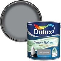 Dulux Simply Refresh Matt Emulsion Paint - Natural Slate - 2.5L, 5382881