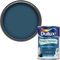 Dulux 5569243 Simply Refresh Feature Wall Matt Emulsion Paint - Indigo Shade - 1.25L