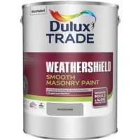 Dulux Trade Weathershield Goosewing Smooth Masonry Paint, 5L Tin