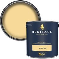 Dulux Heritage Matt Emulsion Paint - Butter Cup - 2.5L