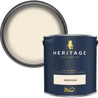 Dulux Heritage Matt Emulsion Paint  Fresh Flour  2.5L