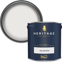 Dulux Heritage Matt Emulsion Paint  Mallow White  2.5L
