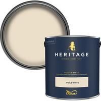 Dulux Heritage Matt Emulsion Paint - Voile White - 2.5L