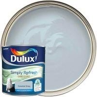 Dulux Simply Refresh One Coat Matt Emulsion Paint - Coastal Grey - 2.5L