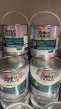 DULUX TRADE AQUA UNIPRIMER WHITE 5L CASH ON COLLECTION