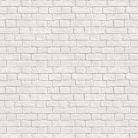 Coloroll Glitter Brick White Wallpaper M1038 - Faux Wall Glitter Morta