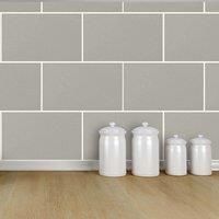 CROWN LONDON GREY GLITTER KITCHEN BATHROOM TILE WALL BRICK VINYL WALLPAPER M1123