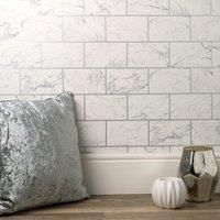 Crown M1509 Metro Brick Marble Silver