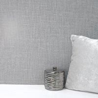 Crown Scandi Linen Hessian Textured Effect Glitter Wallpaper Yellow Pink Grey