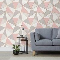 Crown Geo Rose Gold Wallpaper Rose Gold