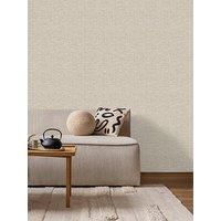 Crown Rowan Hessian Texture Taupe Wallpaper M1764 - Textured Fabric Effect