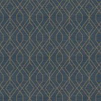 Crown Fusion Trellis Navy Wallpaper M1774