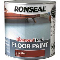 Ronseal DHFPTR25L 2.5L Diamond Hard Floor Paint - Tile Red