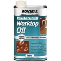 Ronseal Anti Bacterial Worktop Oil Waterproofing Technology - 1 Litre Clear