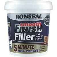 Ronseal Smooth Finish Filler 5 Minute Tub 600ml