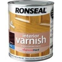 Ronseal Interior Varnish Walnut Satin 750ml