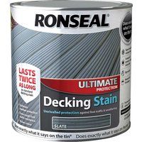 Ronseal RSLUDSS25L 2.5L Ultimate Protection Decking Stain - Slate