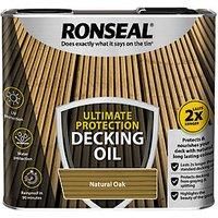 Ronseal ULTIMATE Protection Decking Oil | Waterproof Sun Rain Protector 2.5/5L