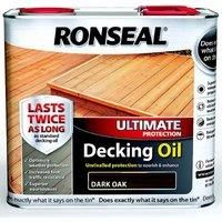 Ronseal **Ultimate Protection** Decking Oil Assorted Colours 2.5ltr **Exterior**