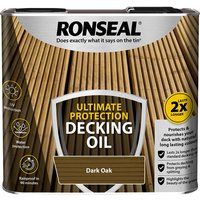 Ronseal Ultimate Protection Decking Oil Dark Oak 5L