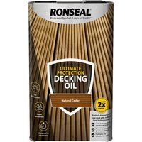 Ronseal Ultimate Protection Decking Oil - 5L - All Colours - FREE DELIVERY
