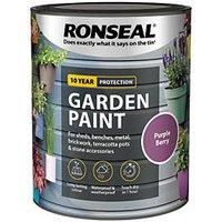 Ronseal Garden Purple berry Matt Metal & wood paint 0.75L