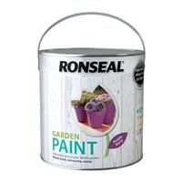 Ronseal RSLGPPB25L GPPB25L Garden Paint Purple Berry 2.5 Litre