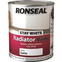 Ronseal One Coat Radiator Paint Satin 750ml White