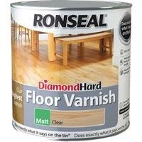 Ronseal Diamond Hard Floor Varnish - 2.5L / 5L - 3 Sheen Levels - FREE DELIVERY
