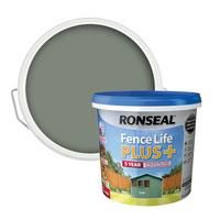Ronseal RSLFLPPSA5L 5 Litre Fence Life Plus Paint - Sage