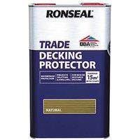 Ronseal TRADE 5L Natural Decking Protector | Waterproof Protection