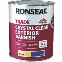 Ronseal Trade Exterior Varnish Satin Clear 750ml (533FG)