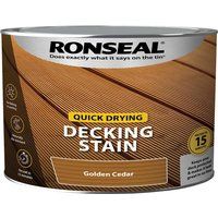 Ronseal Quick Drying Decking Stain - All Colours - All Sizes