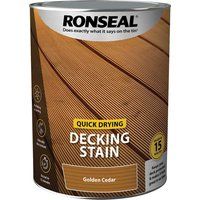 Ronseal Quick Drying Decking Stain - All Colours - All Sizes