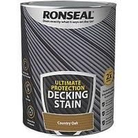 RONSEAL ULTIMATE DECKING STAIN COUNTRY OAK 5L, PAINT