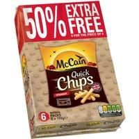 McCain Straight Quick Chips 6 x 100g