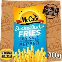 McCain Shake Shake Fries Sea Salt and Cracked Black Pepper 303g