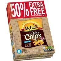 McCain Quick Chips Crinkle 6 x 100g (600g)