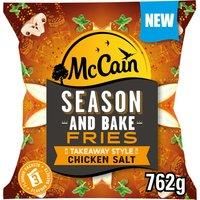 McCain Season and Bake Fries Takeaway Style Chicken Salt 762g