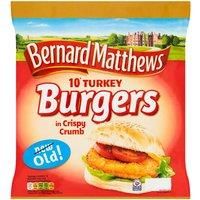 Bernard Matthews 10 Turkey Burgers in Crispy Crumb 710g