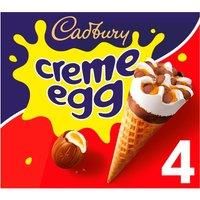 Cadbury Creme Egg Ice Cream Cones 4 x 100ml