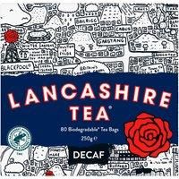 Lancashire Tea 80 Biodegradable Tea Bags Decaf 250g