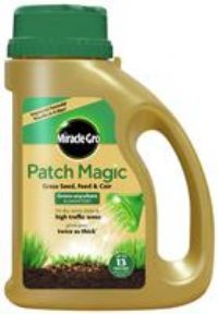 Miracle-Gro Patch Magic 1015g Grass Seed Feed Coir Shaker Jug 13 Patches