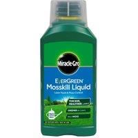 Miracle-Gro EverGreen Mosskill Liquid Concentrate - 66 sq m Coverage, Lawn Food and Moss Control, Fast-Acting, Results in 3 Days, Green