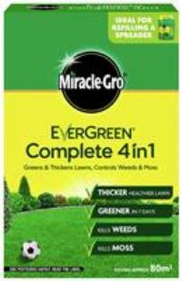 Miracle-Gro EverGreen Complete 4-in-1, Lawn Food, Weed & Moss Control, 80 m2