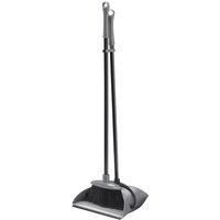 Addis Long Handle Dustpan & Broom Metallic Floor Sweeper Set Brush Easy Cleaner