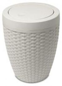 Addis Rattan Natural Bath Bin Linen (Natural)